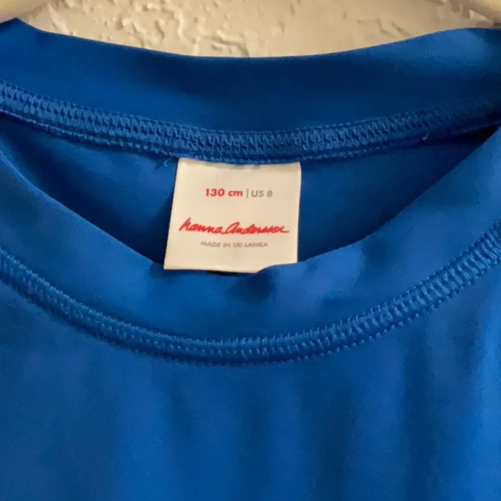 Blue Kids Long Sleeve Rashguard